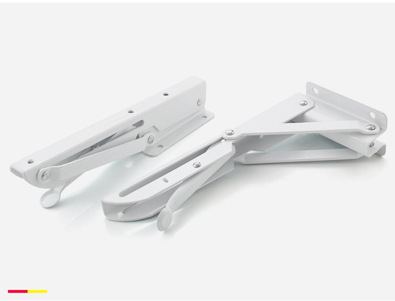 2-piece set collapsible shelf brackets, heavy-duty, made of stainless steel for tables, motorhomes and space-saving
