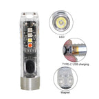 Mini-LED keychain flashlight