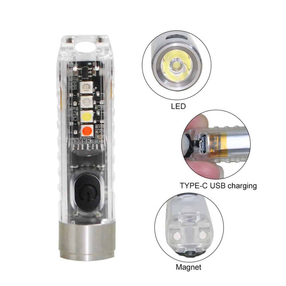 Mini-LED keychain flashlight