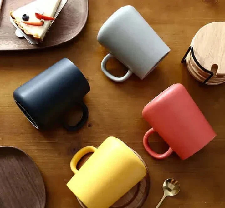 Very large stoneware coffee mug