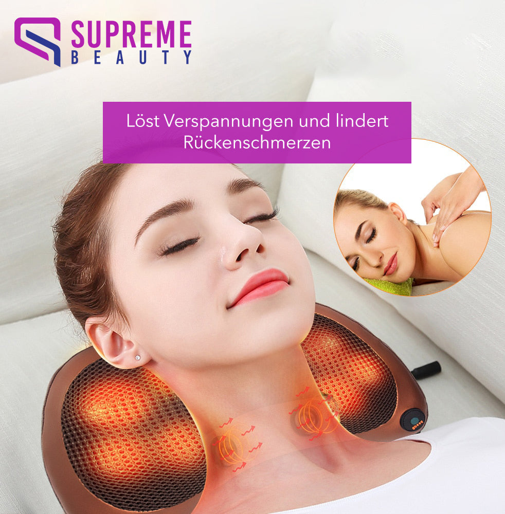 Portable Massage Cushion with Deep Shiatsu Massage - ThermoRelax Pro