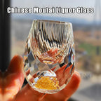 Crystal Glass Whiskey Glasses Bar Liqueur Sphere Cups Sake and Shochu Double-Walled Thick Bottoms Small Capacity Tea Cups