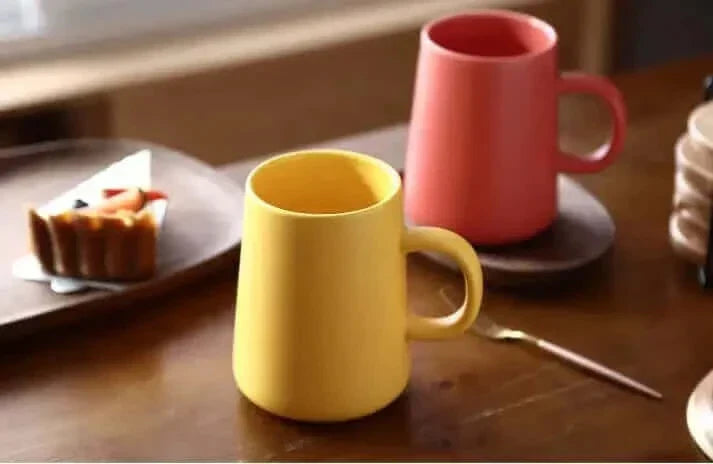 Very large stoneware coffee mug