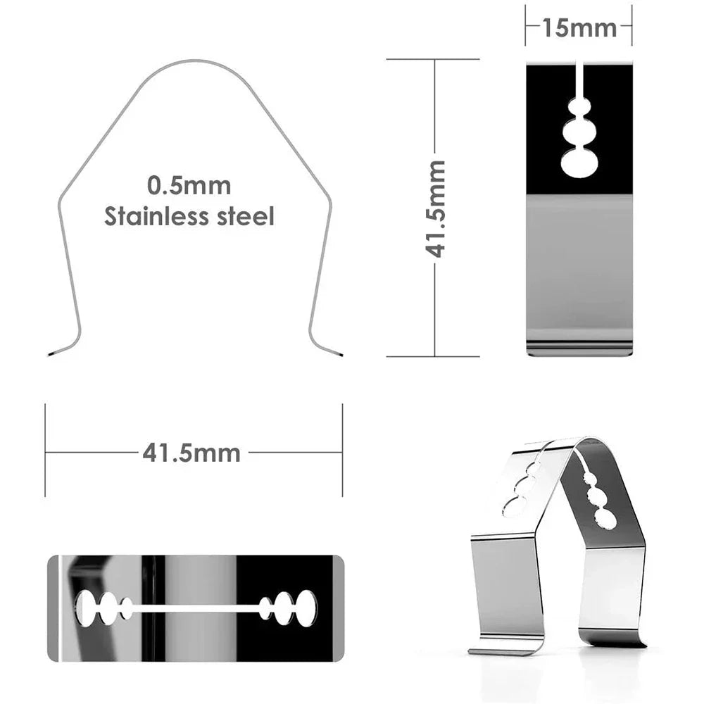 GrillMaster Thermometer Holder | Stainless Steel & Dishwasher Safe | Universally Compatible