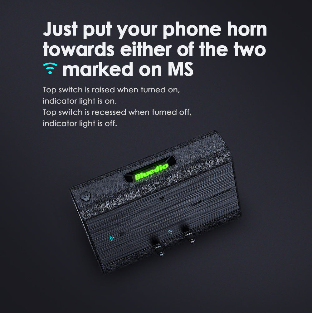 Wireless Bluetooth Speaker Phone Holder