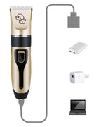 Professional dog trimmer with brush for all coat types
