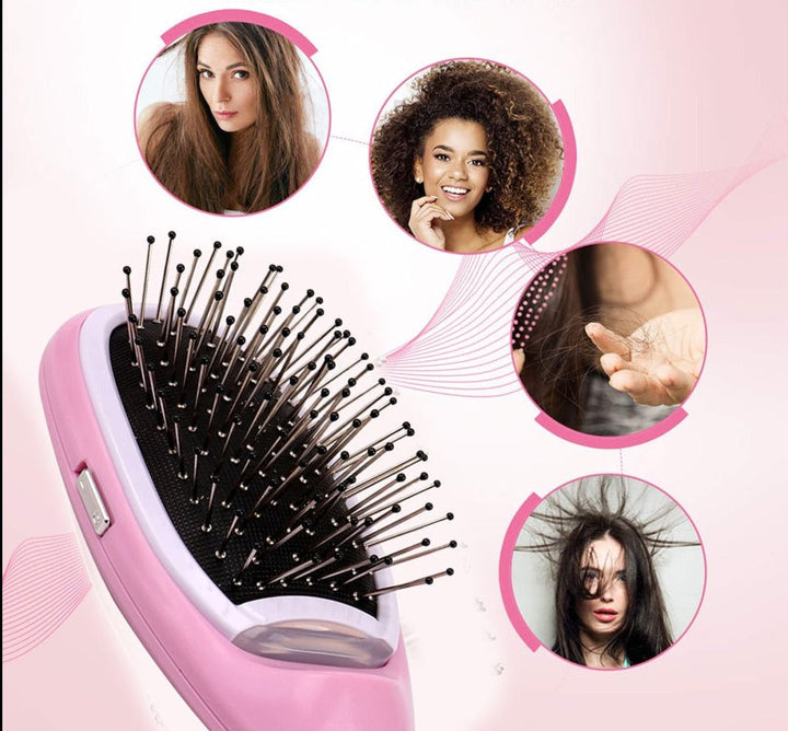 Ion hairbrush – Antistatic Electric Brush for Smooth & Healthy Hair