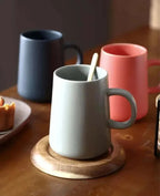 Very large stoneware coffee mug