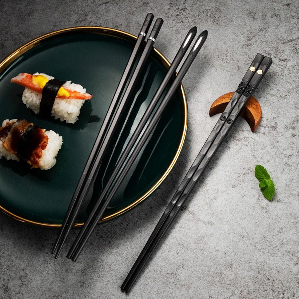 DineLux – Luxurious Chopstick Set with Refined Designs (5 Pairs)