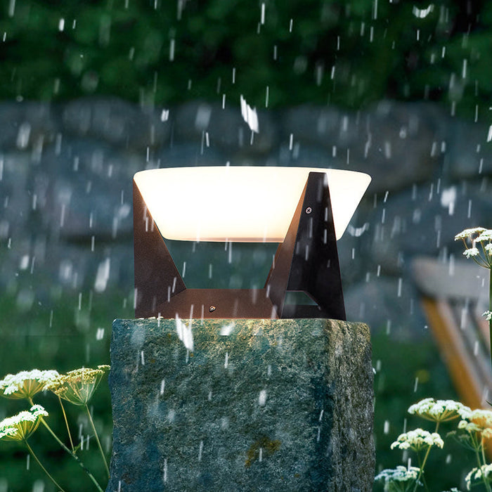 Designer Solar Powered Outdoor Lamp