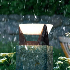 Designer Solar Powered Outdoor Lamp