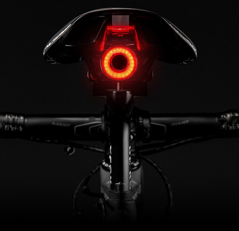 Velaro Intelligent Bicycle Rear Light | Automatic Brake Light & Brightness Sensor | USB Rechargeable | Waterproof IPX4
