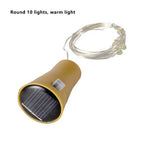 Solar-Powered Bottle Cork String Lights