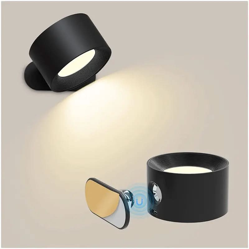 360° Wall Lamp – Wireless, USB rechargeable & 3 brightness levels for flexible lighting