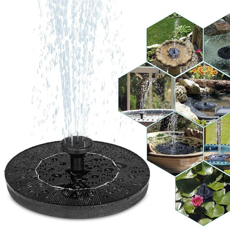 Zenn solar energy water fountain | A beautiful addition to the garden