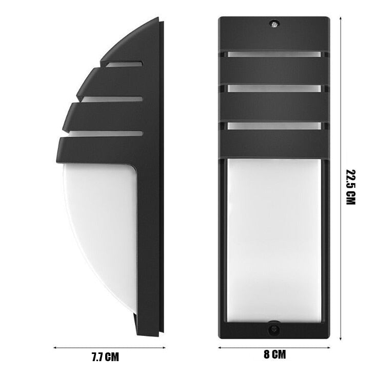 Radar Motion Sensor Waterproof LED Outdoor Wall Light