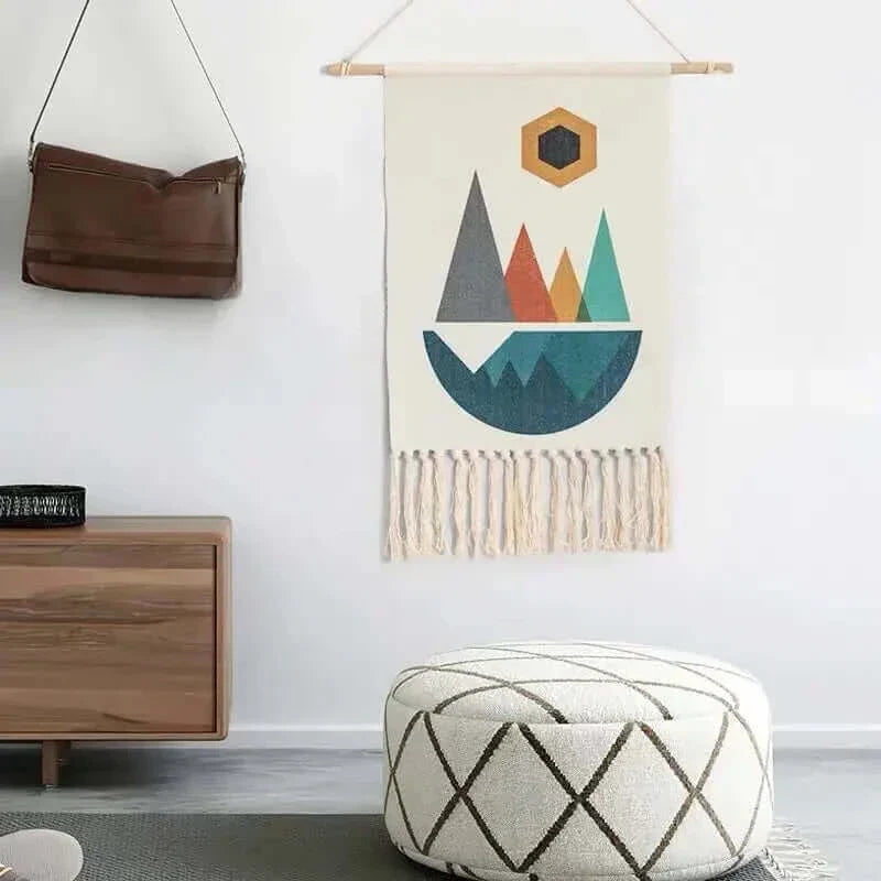 Macrame Hanging Cotton Rug