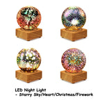 LumiNova 3D Night Light | Color Changing Starry Sky Lamp | USB LED Decorative Light | For Bedrooms & Gift Ideas