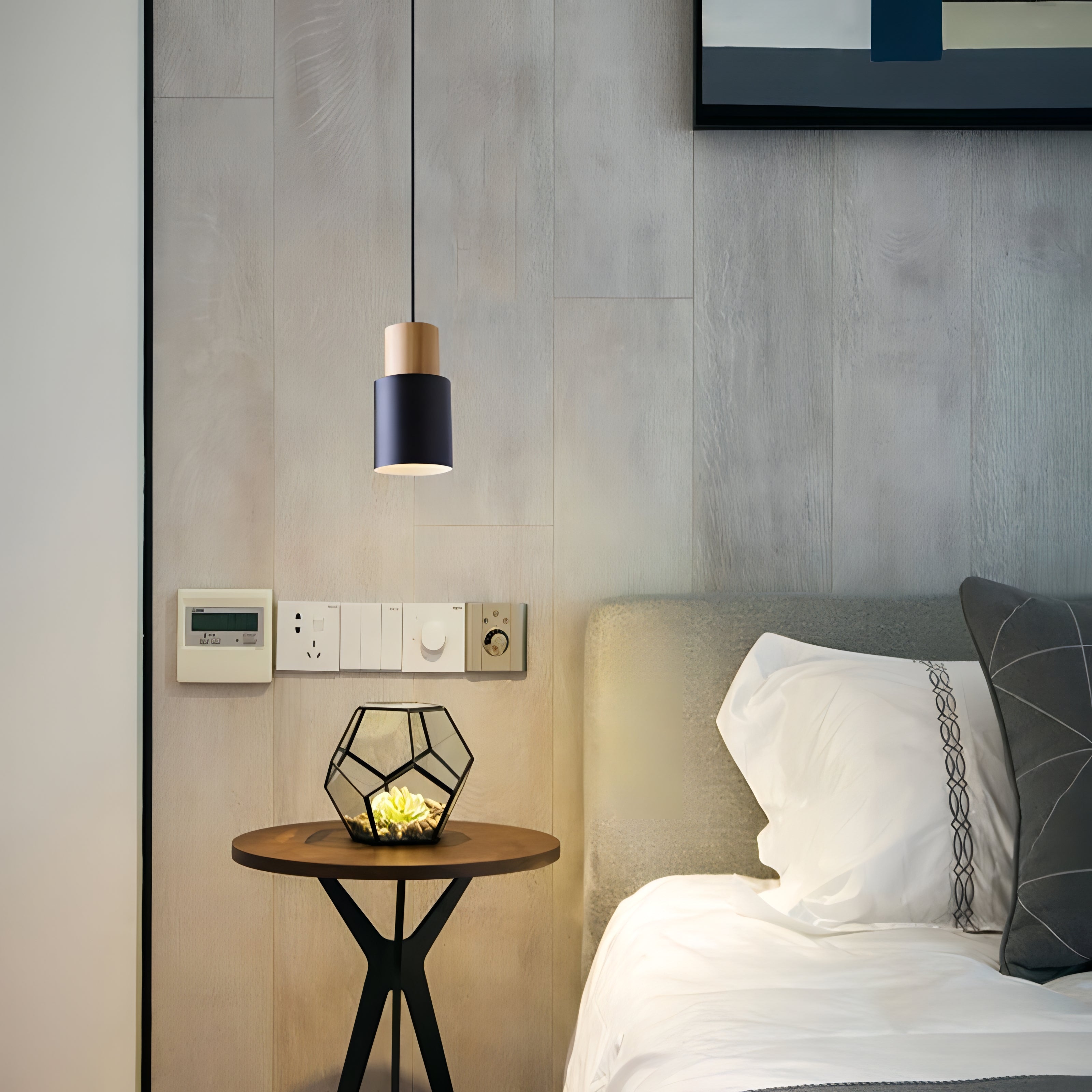 Jaziel - Round Wood Nordic Hanging Pendant Lamp