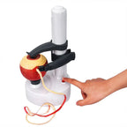 Automatic fruit and vegetable peeler with one-button operation