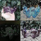 Angry Luminous Octopus Resin Decor
