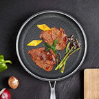 KitchenPro Non-Stick Stainless Steel Frying Pan – Scratch-Resistant & Energy-Efficient