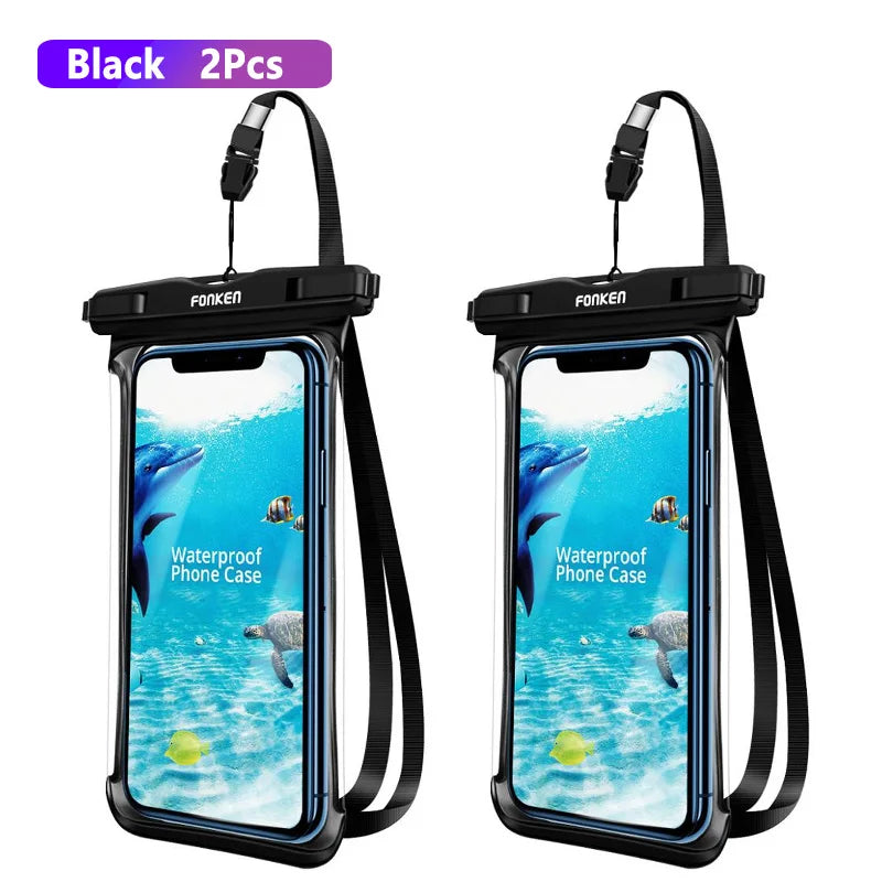 Waterproof Smartphone Case DryVault | Full View Design | Side Accessible | With Carrying Strap