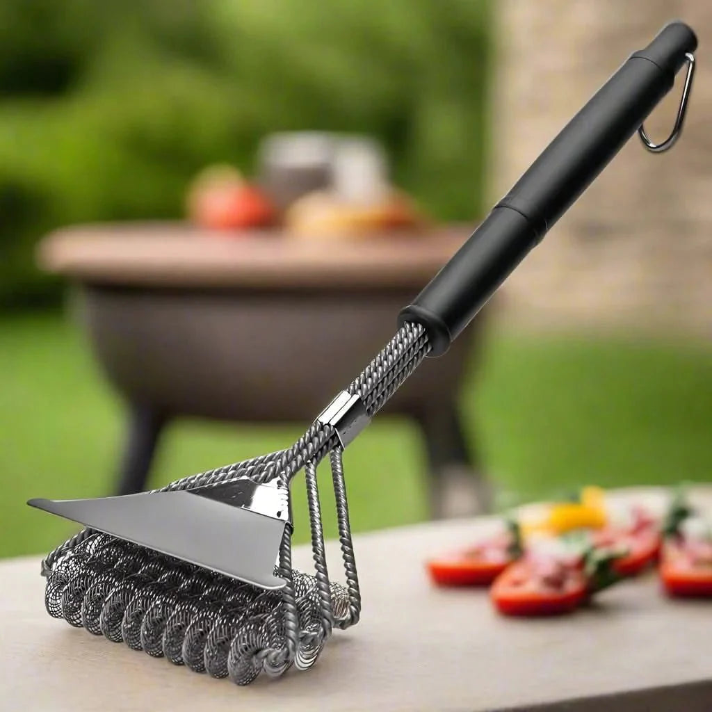free BBQ brush - Safe stainless steel barbecue cleaner