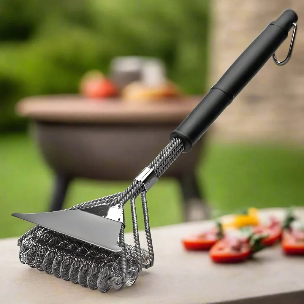 GrillMaster Bristle-Free Brush – Safe & effective for all grill grates