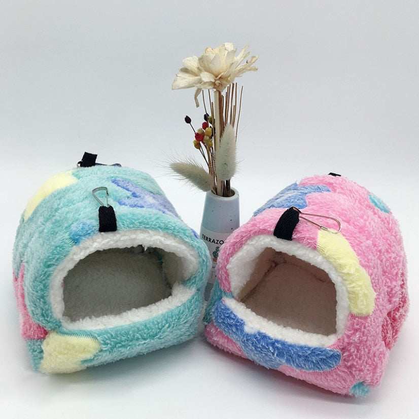 Soft Hamster House with Hammock