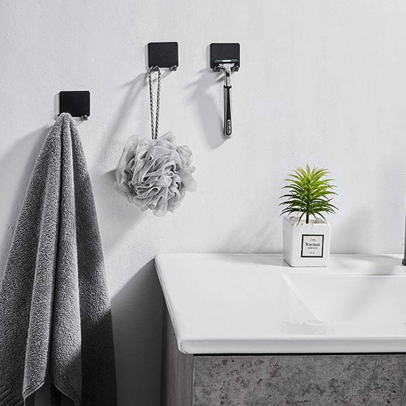 Punch-free Razor Holder Storage Hook (1/2/3 Pieces) - Wall Mounted Men's Razor Shelf for the Bathroom