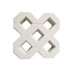 Square tile paving form