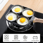 Four-hole frying pan