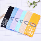 Non Slip Quick Dry Yoga and Pilates Socks for Women Cotton Blend With Silicone Grip