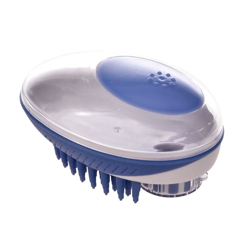 2-in-1 soap dispenser & massage brush for dogs