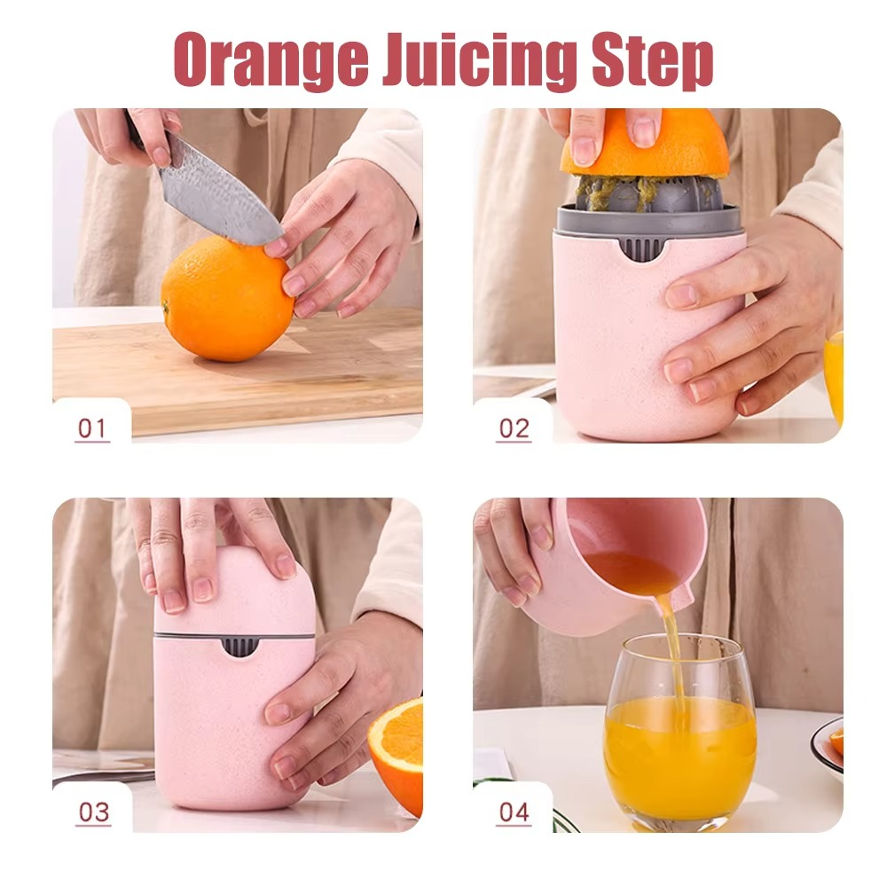 Portable Manual Citrus Juicer - Fresh Juice On-the-Go