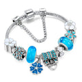 Charm Bracelet Floral Elegant Gift