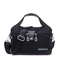 Water-Resistant Nylon Crossbody Bag with Zipper Closure