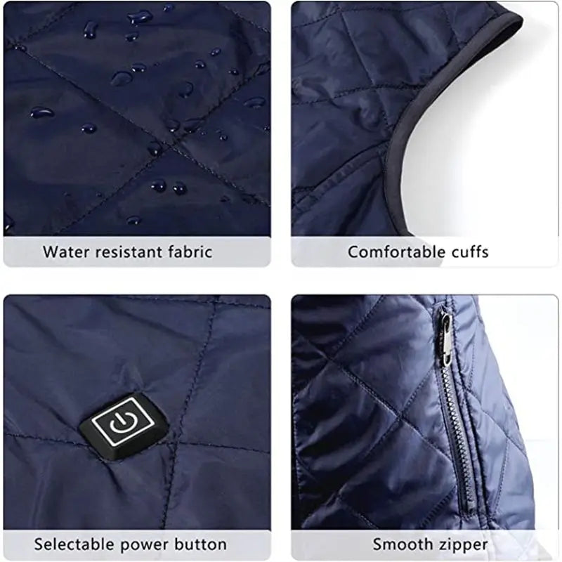 ThermaBelle Women's Heating Vest | USB Heated Vest with Infrared Technology | Temperature Regulating & Lightweight | Ideal for Autumn & Winter