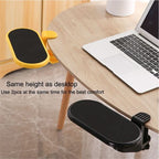 Ergonomic 180° swivel support against RSI & shoulder complaints