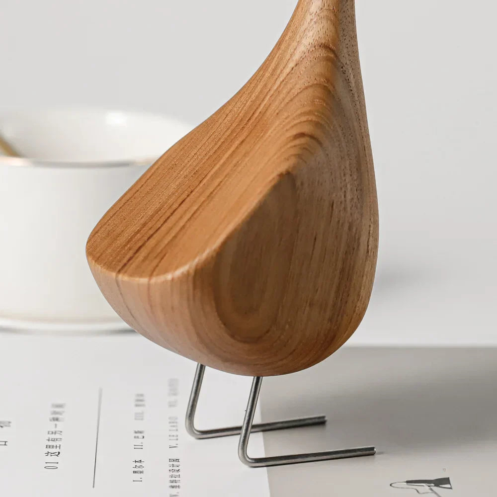 Nordic Wood Goose Figures