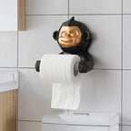Happy Monkey Resin Toilet Paper Holder