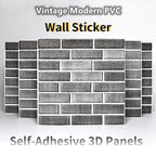 3D Self-Adhesive Cobblestone Wall Stickers