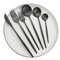Torin 36-Piece Minimalist Cutlery Set – Premium Stainless Steel Flatware with Matte Finish