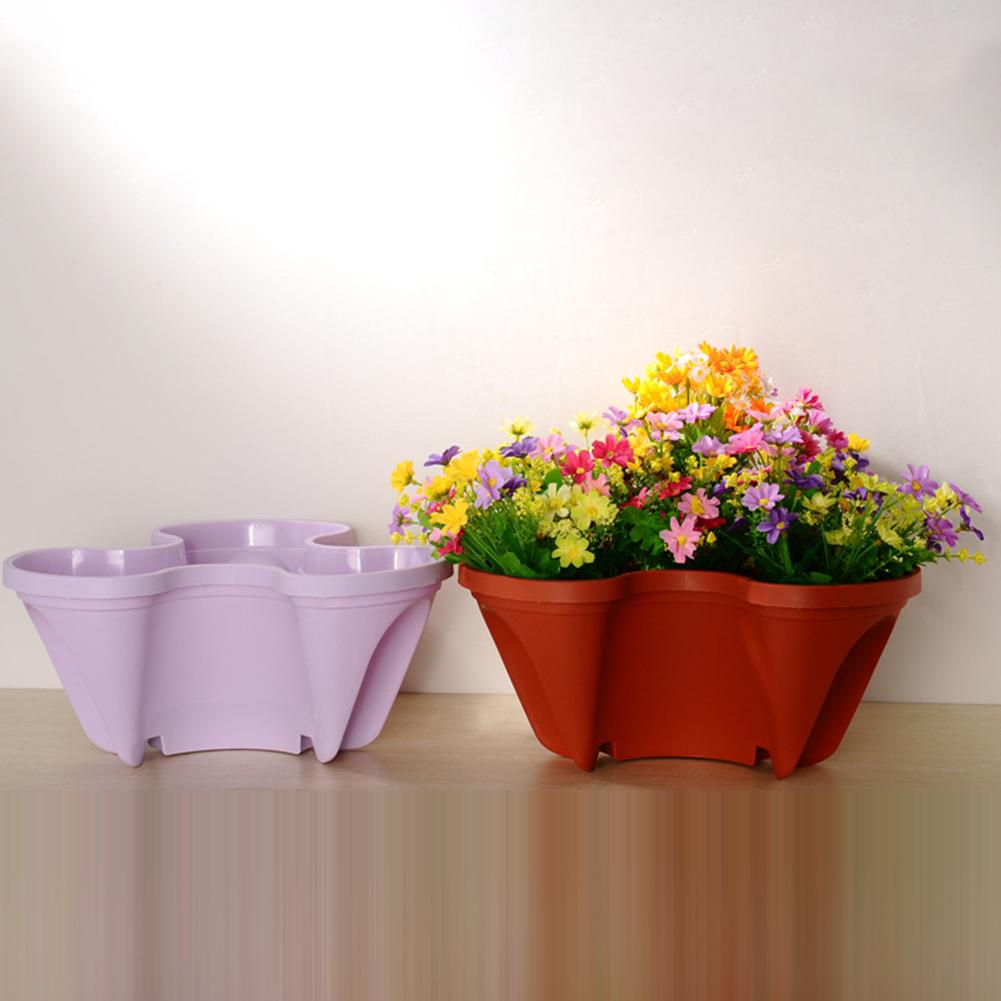 Stackable Plant Tower for Herbs and Vegetables – Vertical Garden Plant Pots for Indoor and Outdoor