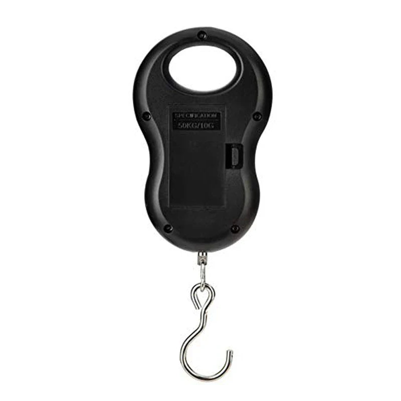 Wiegonix Digital Hanging Scale 50kg | Precise & Compact | LCD Display with Backlight | Travel & Fishing Scale