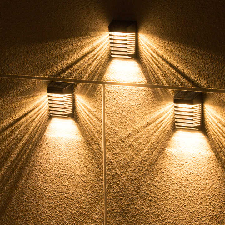 Solar LED Garden Wall Light – Solar-powered outdoor lighting for patio and garden