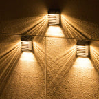 Solar LED Garden Wall Light – Solar-powered outdoor lighting for patio and garden