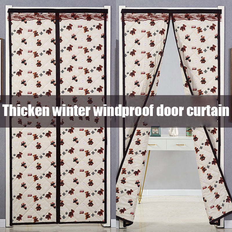 Windproof Magnetic Sound Insulation Door Curtain
