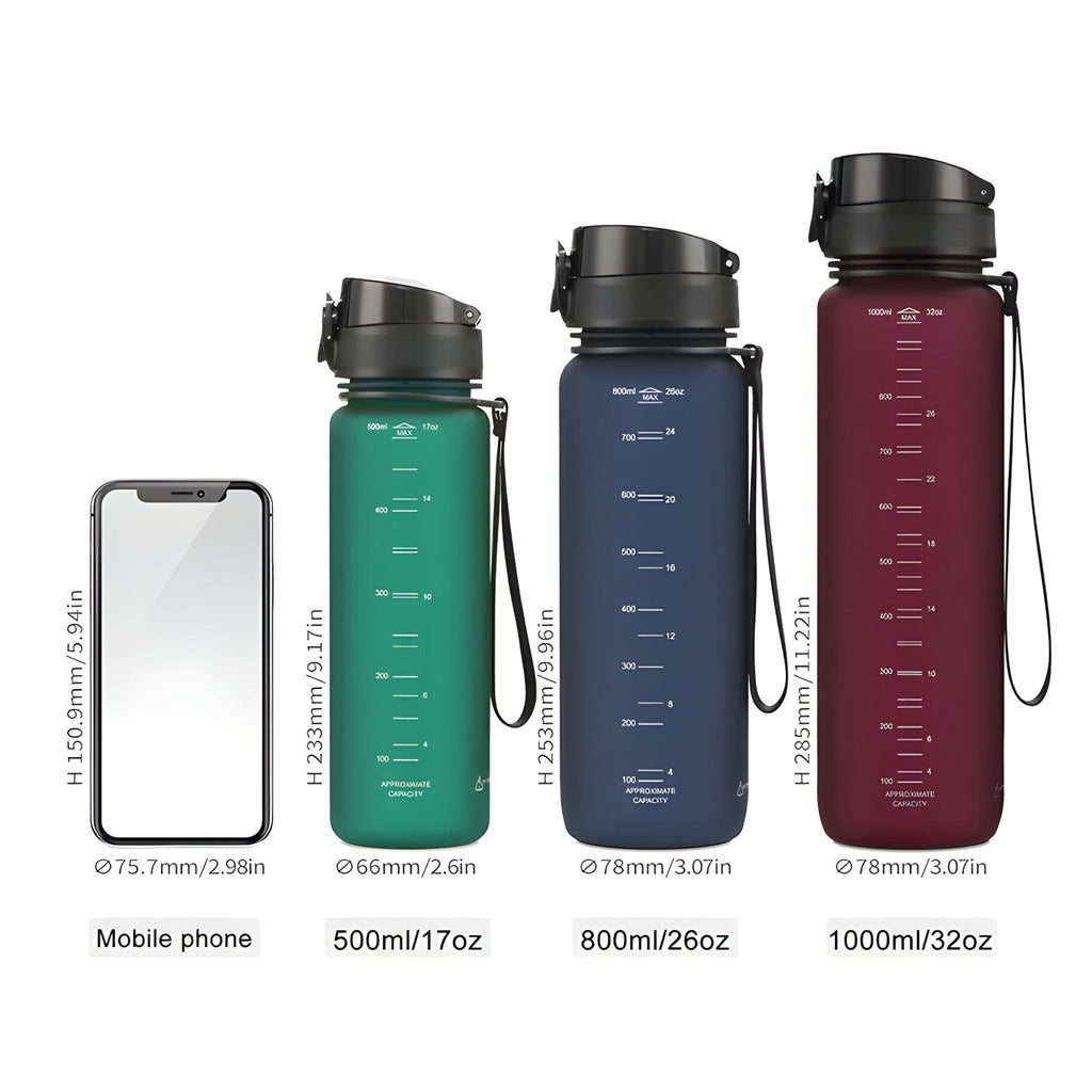 HydraShake | Sport Shaker Bottle - BPA-free and leak-proof
